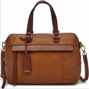 FOSSIL Molly Satchel Leather Crossbody